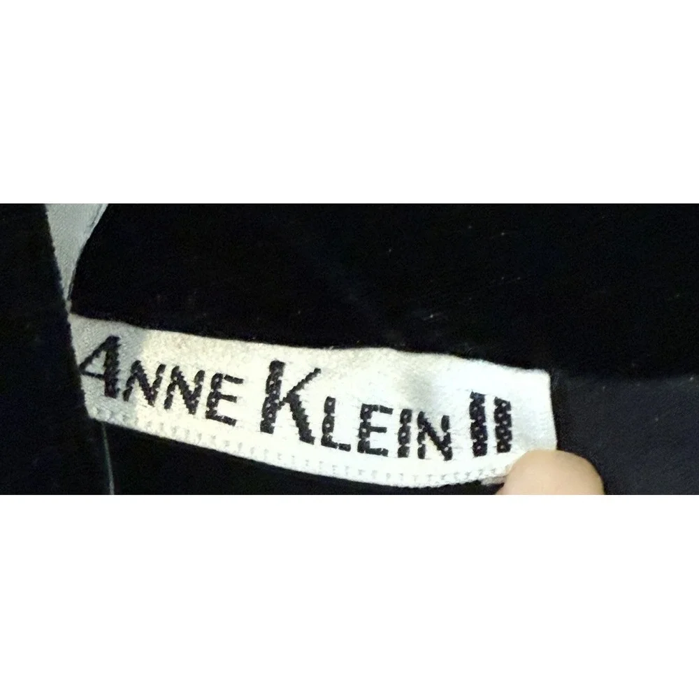 Vintage Anne Klein II Black Evening Jumpsuit‎ NWT Size 14 Neiman Marcus $320